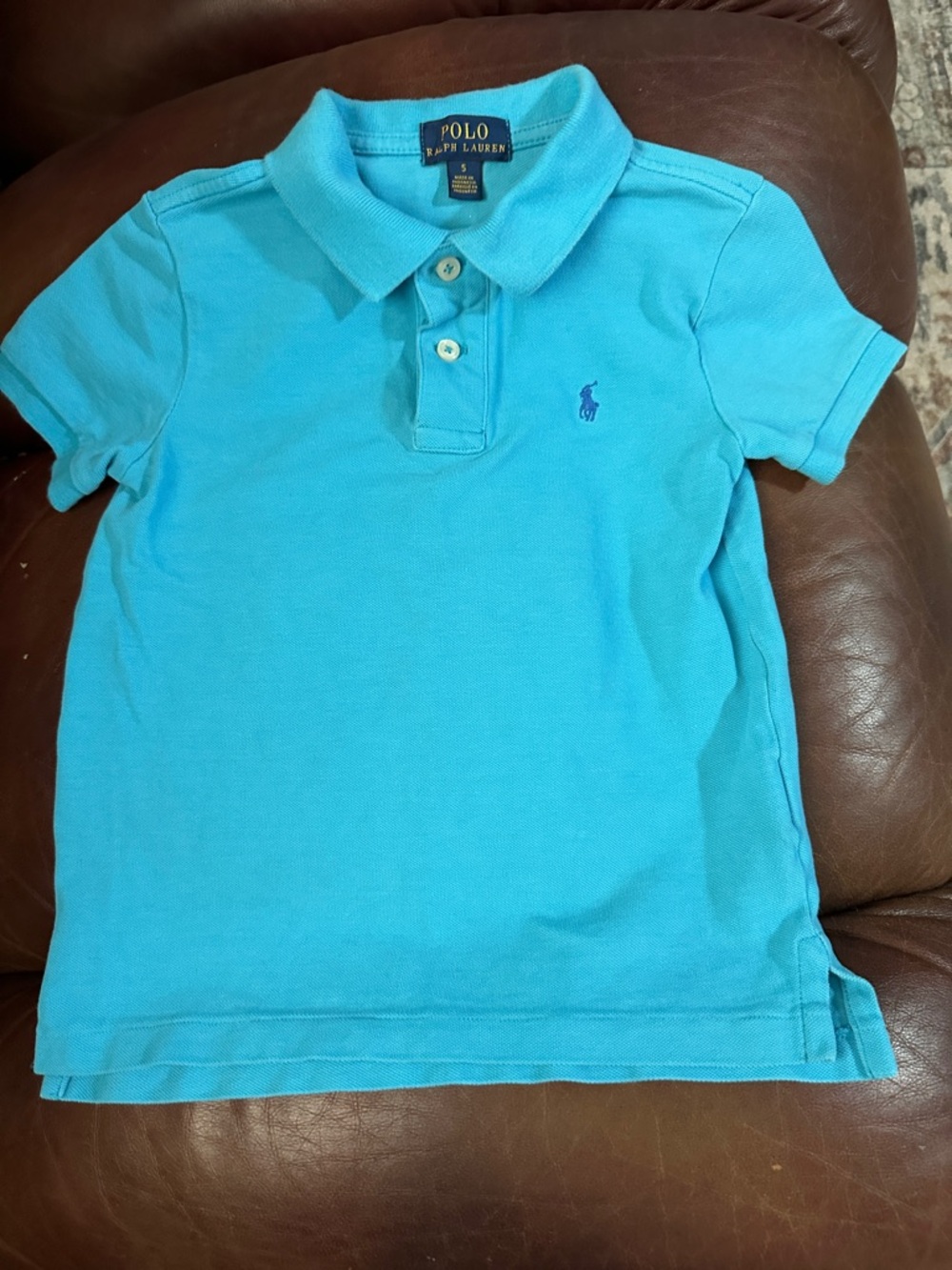 Polo by Ralph Lauren Boys' Bright Turquoise Polo Shirt